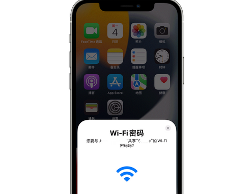 连山苹果15维修店分享iPhone15如何共享Wi-Fi密码 