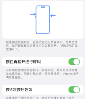 连山苹果14维修站分享iPhone14如何使用SOS紧急联络